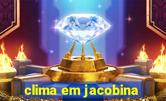 clima em jacobina